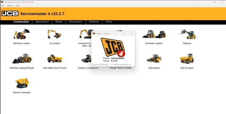 JCB SERVICEMASTER 4 23.11.2 [2023.11] 🛠️ Diagnostic software